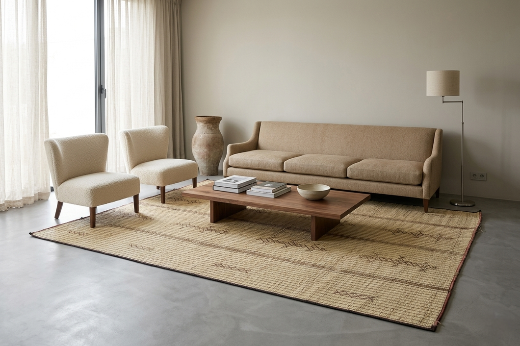 Tuareg Rug - Handwoven 6.9x10.3 ft | Elegant Design