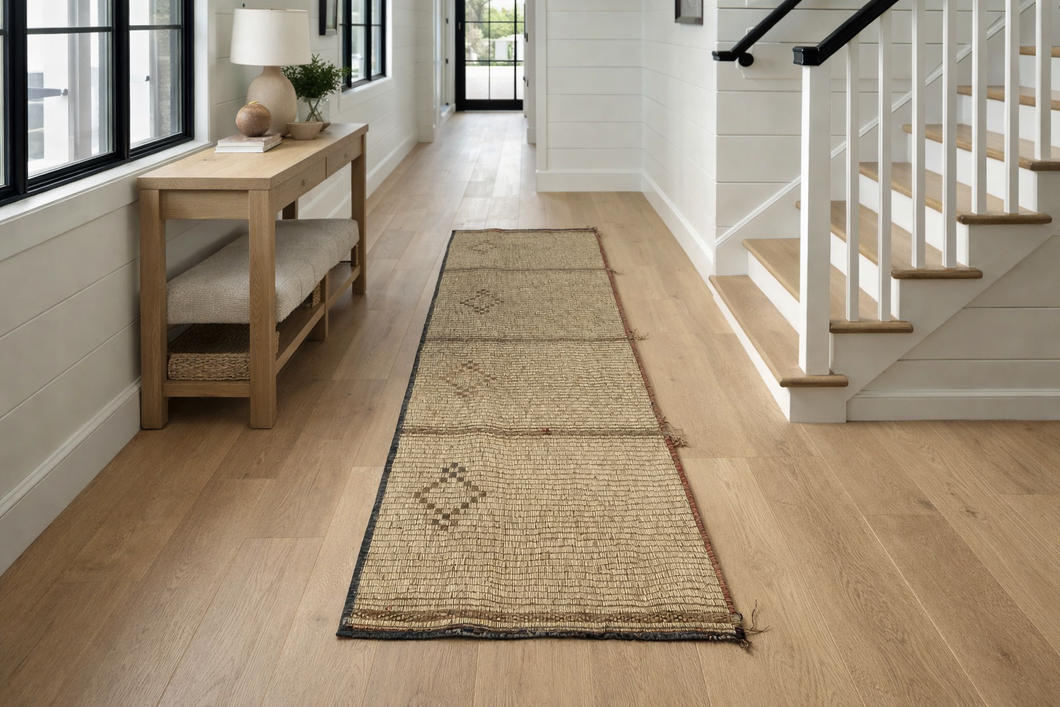 Handwoven Tuareg Mat 2.4 x 8.6 ft – Authentic Nomadic Rug