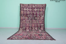 Handmade moroccan wool rug 5.9 x 10.5 feet - Vintage berber tribal design