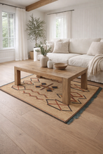 Authentic Tuareg Mat - 3.1x4.5 Ft | Handcrafted Geometric Design
