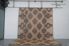 Large Tuareg Mat 9.7 x 14 ft – Handwoven Nomadic Tribal Floor Mat