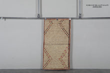 African Tuareg mat 2.3 x 4.4 feet vintage area rug - African rug - Tuareg rug