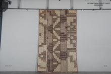 African Tuareg mat 5.5 x 8.9 feet vintage area rug - African rug - Tuareg rug