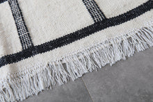 Berber rug flat woven - Handmade rug - Custom size rug
