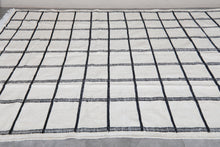 Berber rug flat woven - Handmade rug - Custom size rug