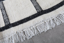 Berber rug flat woven - Handmade rug - Custom size rug
