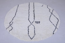 Moroccan Round rug - custom round rug - berber rug - wool round rug - round rug