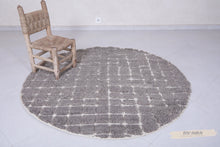 Moroccan Round rug - custom size rug - moroccan circle rug - round rug grid