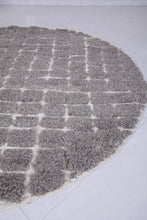 Moroccan Round rug - custom size rug - moroccan circle rug - round rug grid
