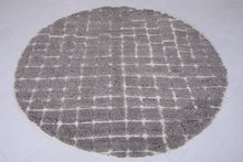 Moroccan Round rug - custom size rug - moroccan circle rug - round rug grid