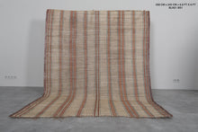 Tuareg Rug 6.8 x 8 Feet – Handmade Mauritanian Reed and Leather Mat