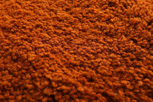 Moroccan orange round rug - Handmade custom rug