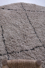 Custom handmade Moroccan round rug - Grey berber style