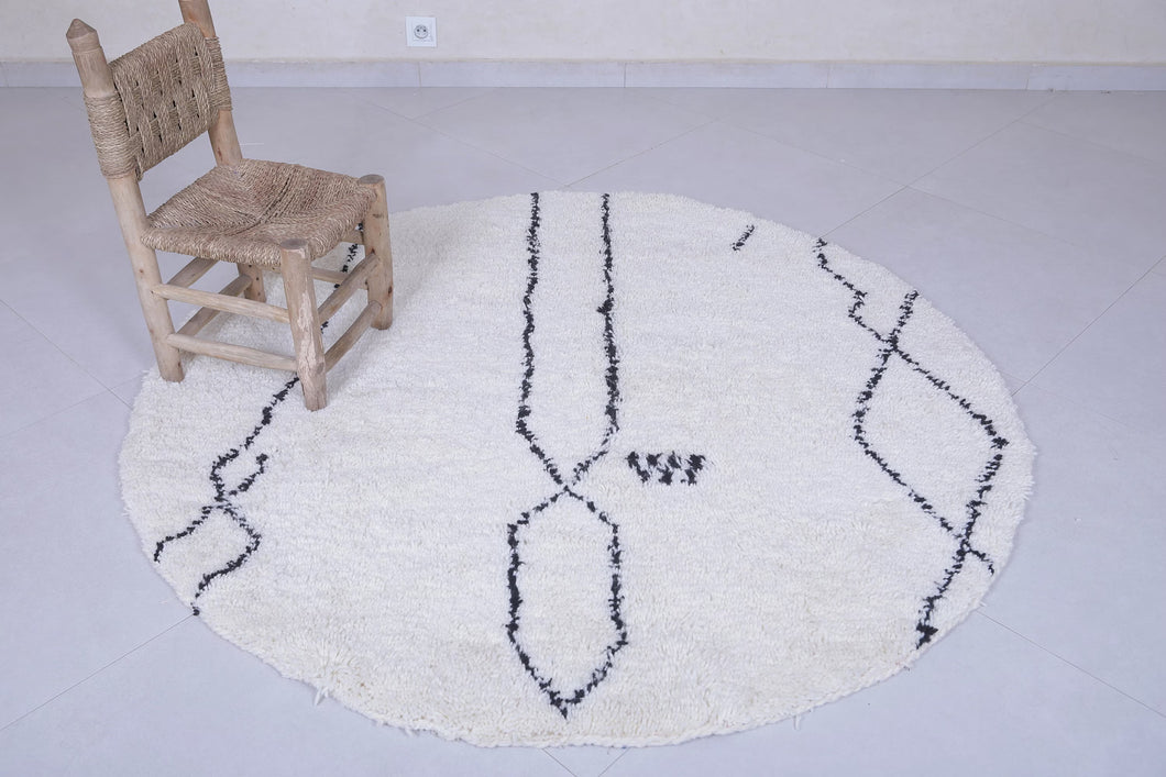 Moroccan Round rug - custom round rug - berber rug - wool round rug - round rug