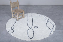 Moroccan Round rug - custom round rug - berber rug - wool round rug - round rug