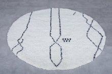 Moroccan Round rug - custom round rug - berber rug - wool round rug - round rug