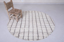 Moroccan Round rug - Custom size rug - moroccan circle rug - round rug grid