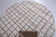Moroccan Round rug - Custom size rug - moroccan circle rug - round rug grid