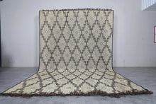 Vintage tuareg mat 8.1 x 13.2 feet mauritanian rug