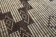 Vintage tuareg mat 8.1 x 13.2 feet mauritanian rug
