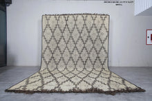 Vintage tuareg mat 8.1 x 13.2 feet mauritanian rug