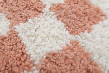 Checkered Moroccan rug – Handmade round rug