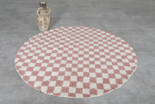 Moroccan round rug - handmade rug