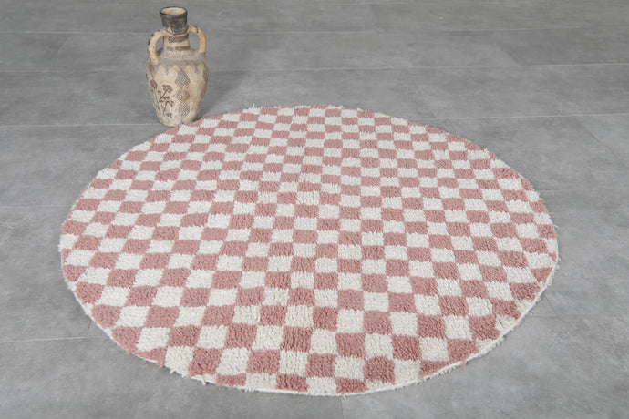 Moroccan round rug - handmade rug