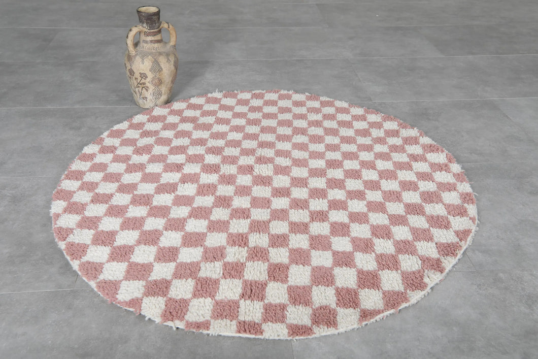 Moroccan round rug - handmade rug