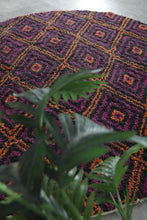 Moroccan Round rug - custom round rug - rounded rug - wool round rug