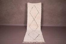 Beni ourain rug runner rug - Handmade berber rug - Moroccan runner wool rug