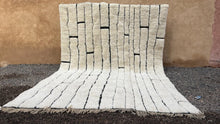 Beni ourain rug hand knotted - Moroccan rug - Wool berber rug  - Custom size rug
