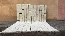 Beni ourain rug hand knotted - Moroccan rug - Wool berber rug  - Custom size rug
