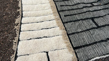 Beni ourain rug hand knotted - Moroccan rug - Wool berber rug  - Custom size rug