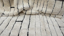 Beni ourain rug hand knotted - Moroccan rug - Wool berber rug  - Custom size rug