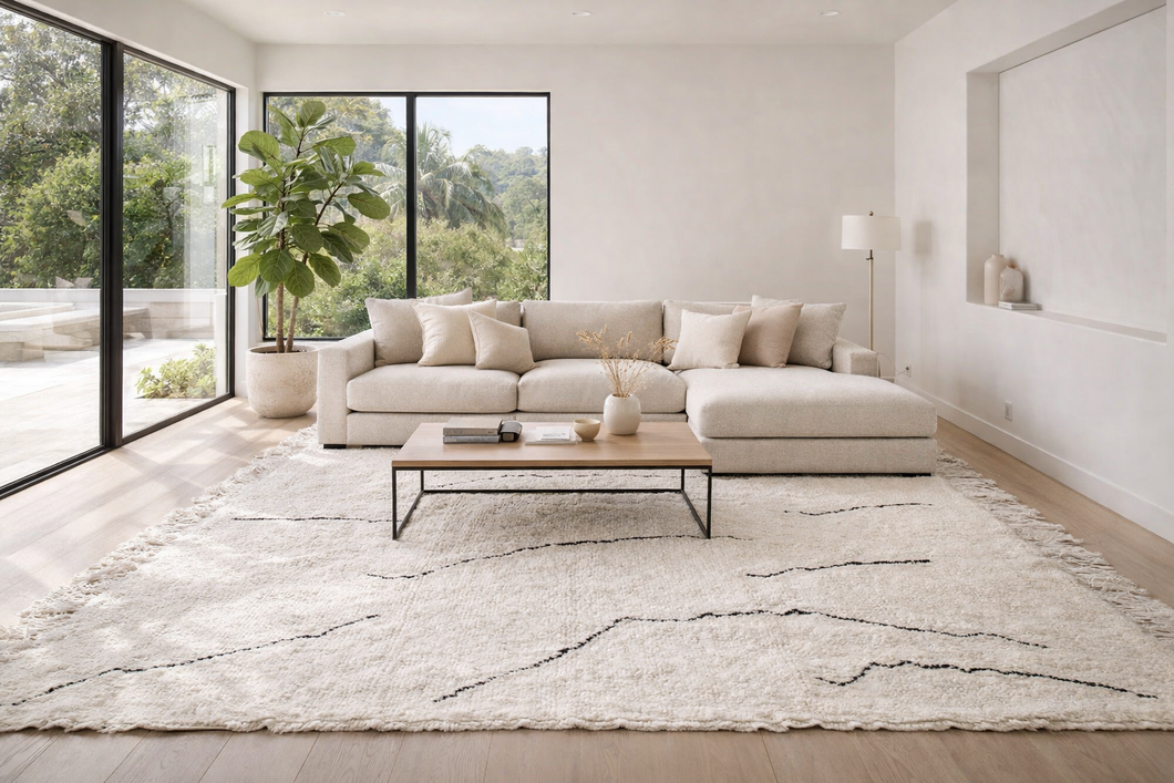 Custom Contemporary Berber Rug – Handmade Moroccan Carpet
