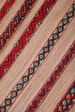 Moroccan Hassira rug handmade 6.2 FT X 8.2 FT