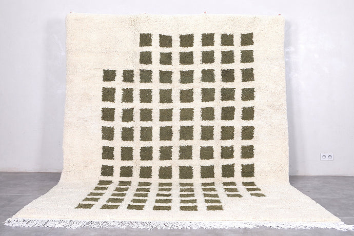 Authentic Ivory Berber Rug - Custom Wool Area Carpet