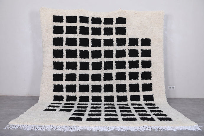 Contemporary Checkered Rug - Moroccan Checkered Rug