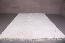 White custom Moroccan rug - Handmade berber rug