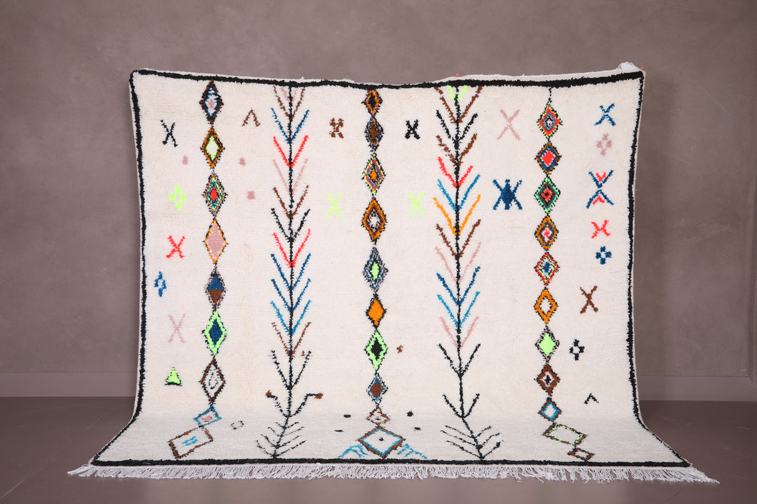 Custom Moroccan Azilal rug - Colorful berber handmade carpet