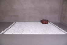 Polka dotted Moroccan rug - Handmade Moroccan shaggy rug