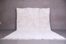 Custom white Moroccan rug - Handmade Moroccan rug shag