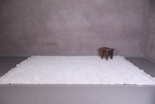 Custom white Moroccan rug - Handmade Moroccan rug shag