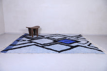 Contemporary Blue rug - custom berber handmade rug