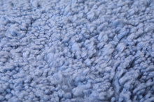 Contemporary Blue rug - custom berber handmade rug
