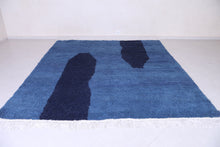 Contemporary Blue rug - Custom handmade rug