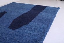Contemporary Blue rug - Custom handmade rug