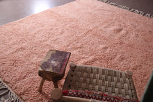 Handmade moroccan carpet - Berber peach color rug - Custom Rug