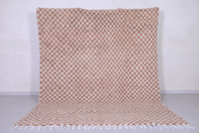 Checkered Custom Moroccan Rug - Handmade Berber Shag Carpet